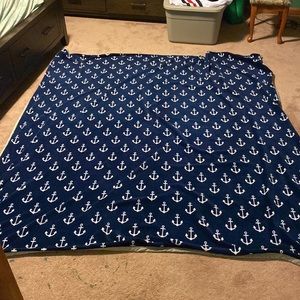 EUC Full Size Anchor Blanket